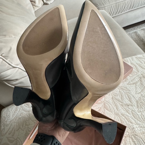 MIU MIU Floral Embellished Runway Boots As Seen On TAYLOR SWIFT In VOGUE - Picture 8 of 11